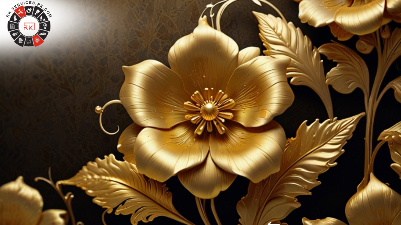 Golden Flower 2 Wallpapers: Luxurious Style with a